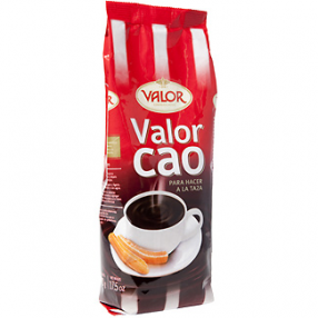 VALOR Chocolate a la taza soluble azucarado 500 grs